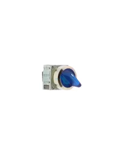 Siemens 3sb35012da51 3-position blue metal illuminated selector