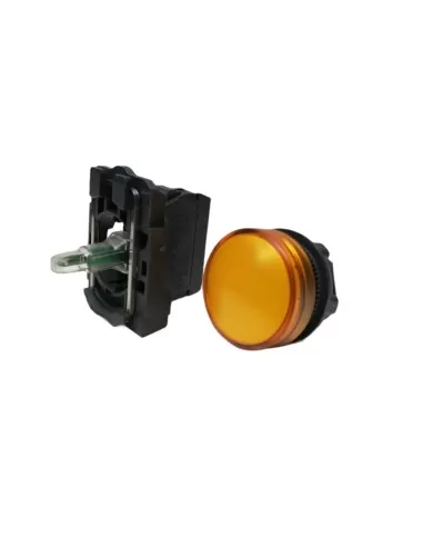 Schneider xb5avg5 yellow led warning light 110v