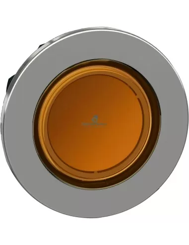 Schneider zb4fv053 orange flush-mount indicator light head