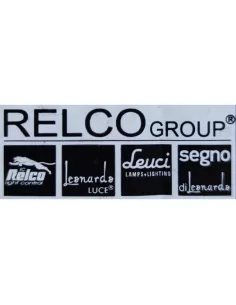 Relco 5740-r es lampada e14 pinza per libro rosso