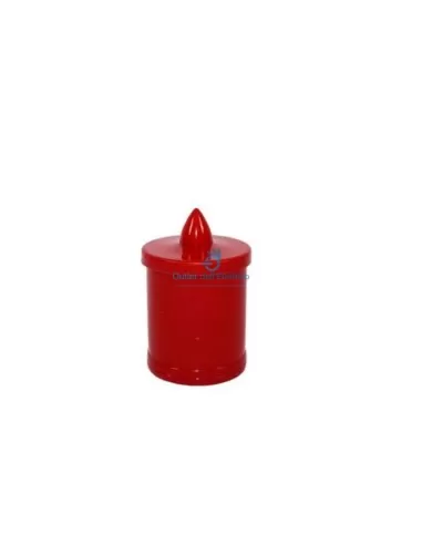 Tecnid t6785 votive light 1 red LED 2xc