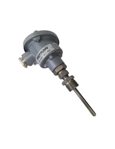 Gefran f027866 tr6-b-2-b-c-c-i-d-2 000x000x00050xx pt100 termómetro de resistencia