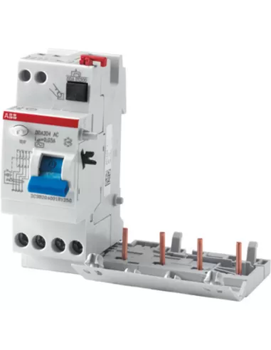 Abb dda204 a 63a 30ma 4p bloque diferencial