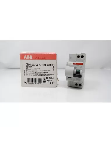 Abb ds941-c6 interruptor diferencial 300ma 4.5ka eb 053 6