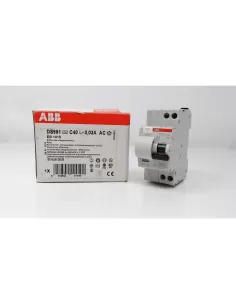 Abb ds951 circuit breaker c40 0.03a ac 6ka 2 modules eb 141 9
