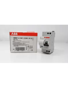 Abb ds951 differenziale magnetotermico c40 0,03a ac 6ka 2 moduli  eb 141 9