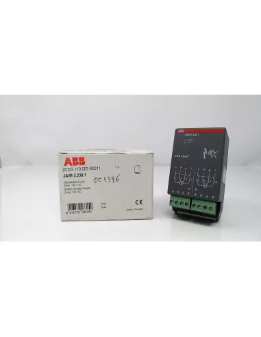 Abb ja//m 2 230 1 módulo actuador persiana enrollable 2 canales 230v acb ec 439 6