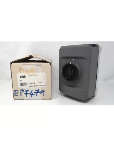 Abb ib325-g custodia ip65 grigia per ms325  ep 747 8