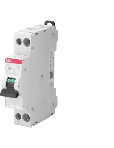 Abb sn201 c20 interrupteur automatique 1p n 6ka