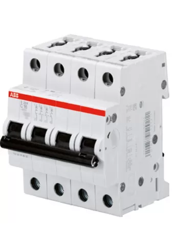 Abb s204 c 6 6ka 4p interruptor automático