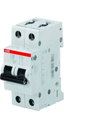 Abb s202l c 6 automatic switch 4.5ka 2p