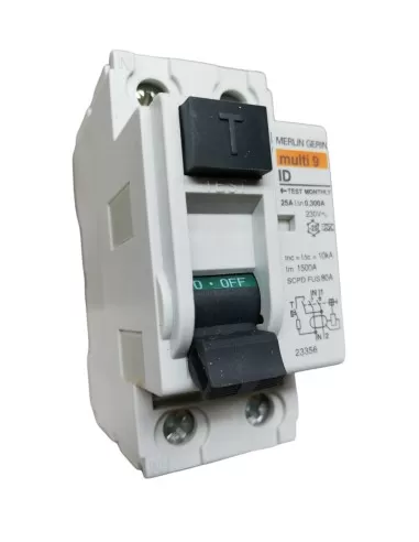 Merlin gerin 23356 interruptor diferencial puro 2p 25a 0.3a a 2mod