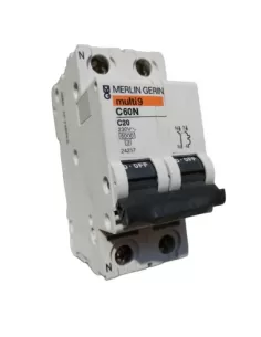 Merlin gerin 24257 disyuntor 20a 6ka c 2mod 1pn