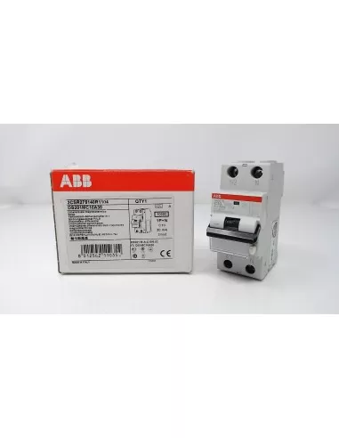 Abb ds201 m circuit breaker 10ka 1p n a c10 30ma ds1mc10a30