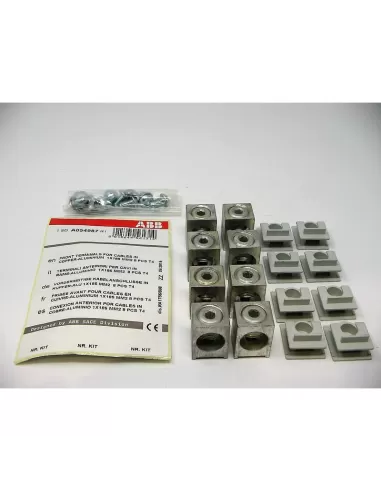 Abb kit termianli anteriori cavi rame//allum  cual 1x185mm2 t4 (conf 8 pcs)  1sda054987r1