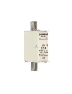 Siemens 3na3807 fusibile nh 000 gl/gg 20a 500vac