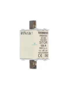 Siemens 3ne80221 fuse gr 00 sitor ar 125a 690v