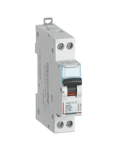 Bticino fa881c25 btdin45 - 1p circuit breaker n curve c 25a 4.5ka