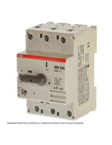 Abb ms225 0.25a interruptor de protección del motor ep 681 9