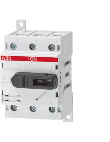 Abb ot40m4 interruptor seccionador giratorio 4p 40a m970570