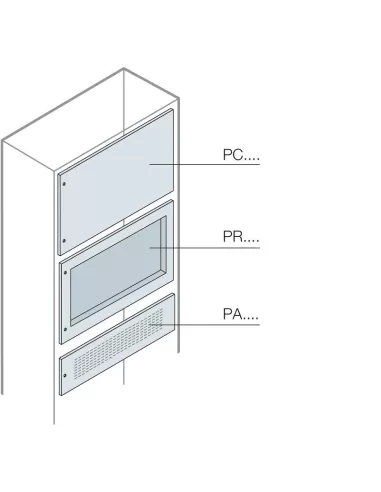 Abb pc2800 panel ciego 200x800 (hxl)m-k