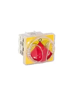 Palazzoli 265324 interrupteur sectionneur 4x32a avec serrure de porte jaune-rouge