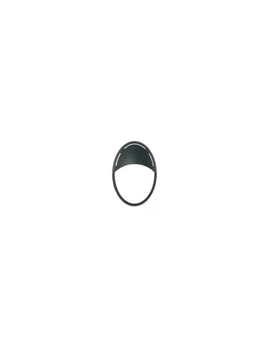 Goccia 2264ne black oval jack visor mask