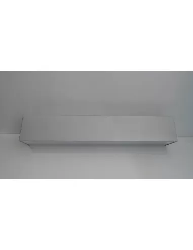 Prisma shape full double emission silver wall lamp 2xe27 ip44 700109