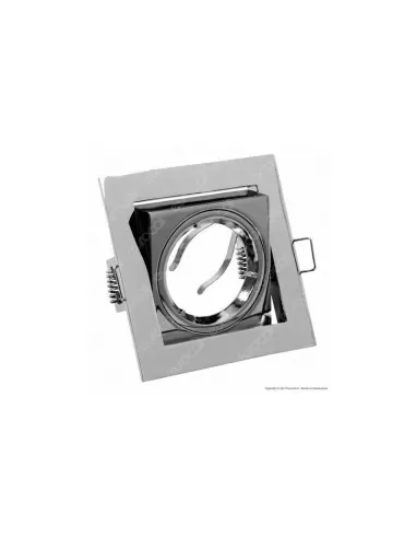 Arkos 304z recessed square adjustable gray hole 75 gu5.3 12v