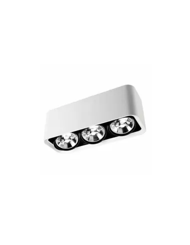 Leds C4 DM-1102-14-00 Baco ceiling light 3 x g53 75w white