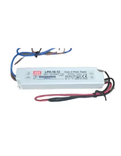 Meanwell lph1812 alimentatore led 18w 12v ip67