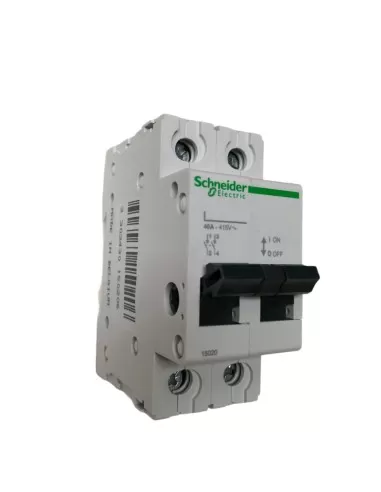 Schneider 15020 interrupteur-sectionneur 2p 40a 2 modules 415ac