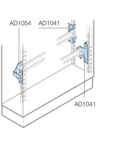 Abb ad1041 upper oblique horizontal terminal block