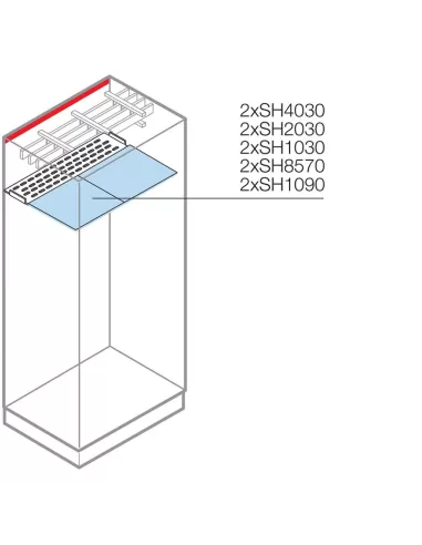 Abb ad1042 Abstandshalter für seitliche Trennung