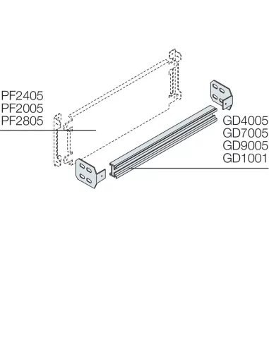 DIN rail kit L 700