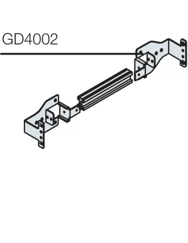 Kit carril DIN l 800 (m suelo)-k