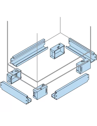 Zoccolo vc 200x300x500mm (hxlxp) k