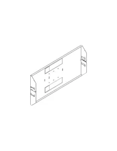 Placa de fijación fija trasera Bticino mas m1600 l 850 9781tp//1ts