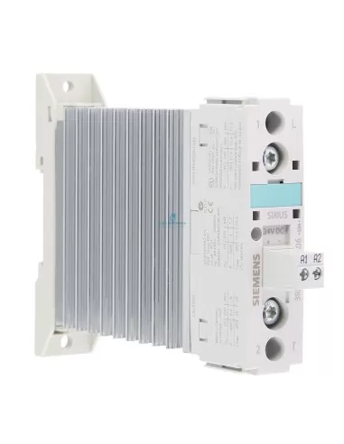 Siemens 3rf23201aa06 contactor de estado sólido 20a 600v 24vdc 22,5mm tornillo