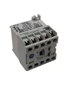 Allen-bradley 100-m09nd3 mini contactor 3p 9a 110vac 1na aux