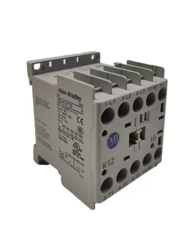 Allen-bradley 100-k12kf10 mini contactor 12a 5.5 kw 230v 50//60hz 1 na