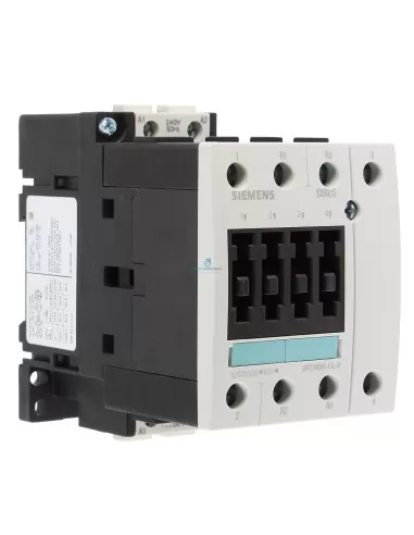 Siemens 3rt15351au00 contactor 18.5kw 2na+2nc s2 240v 50hz