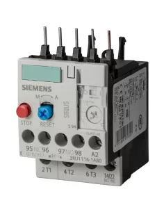 Siemens 3ru11160gb0 relé termico per s00 0,45-0,63a