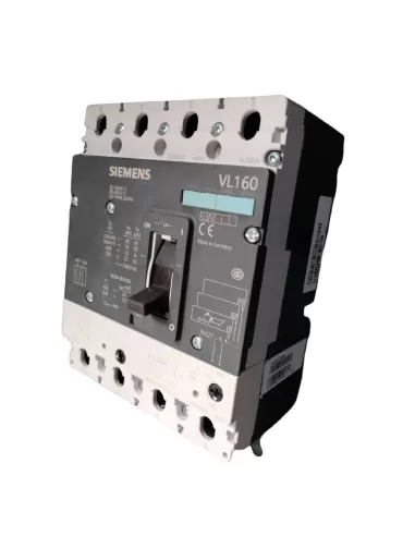 Siemens 3vl27121em430aa0 circuit breaker vl160n 4x125a distr tm