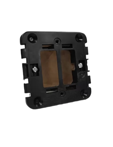 Vimar 08502 Support série 8000 pour 2 modules Griffe Boîtier intégré 60 mm