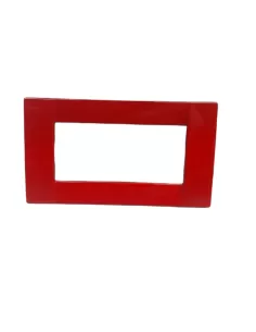 Vimar 16734.04 Idea Classic Assiette 4 Modules Rouge