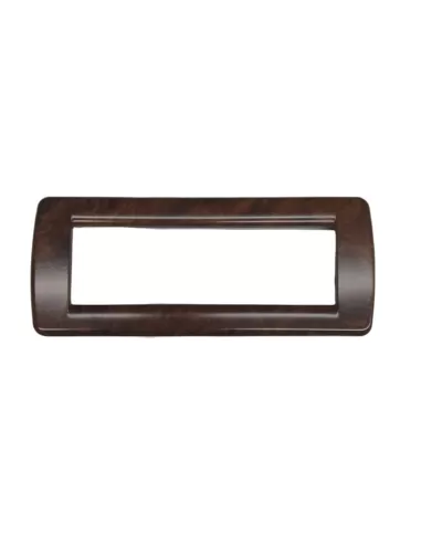 Vimar 16756.41 Idea Rond� Plate 6 Modules Walnut Root