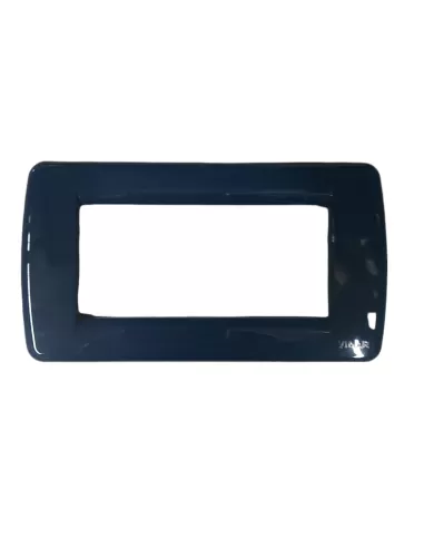 Vimar 16764.10 Placa Idea Rond� 4 Módulos Azul Zafiro