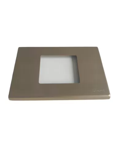 Bticino 503//40//nb placca magic 1modulo quadro alluminio bronzo