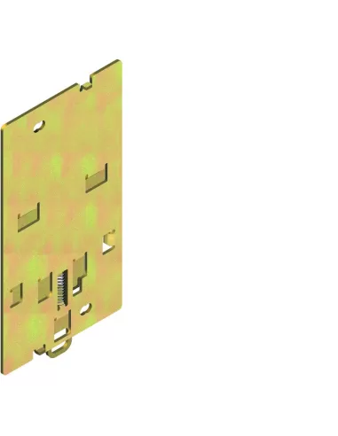 Abb 1sda051439r1 kit din50022 t3 fixing plate prof din